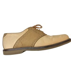 Peter Huber Tan Two Tone Leather Oxford Size 9